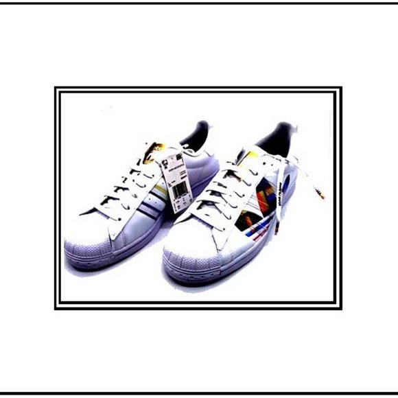 New Adidas Superstar Pride Athletic Shoe